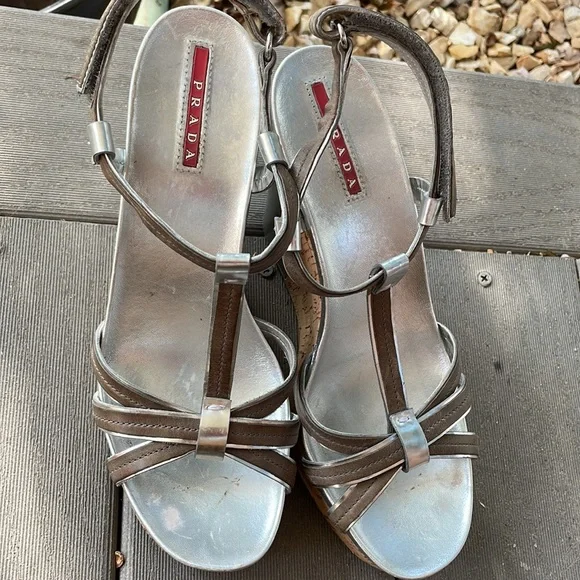 Prada wedges size 7.5 - Picture 9 of 12